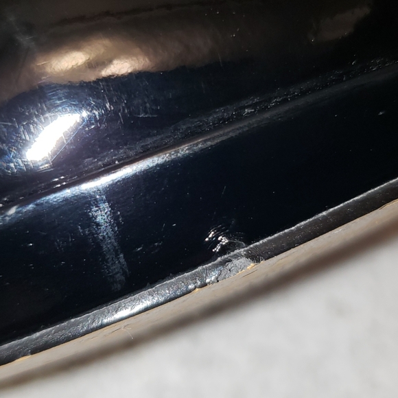 Nine West Rebellion black leather slingbacks, 6.5 - Picture 10 of 12